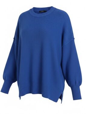 Lilla P Vibrant Blue Crewneck Sweater